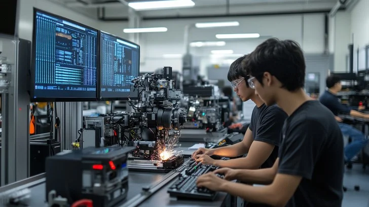 Machine maintenance.