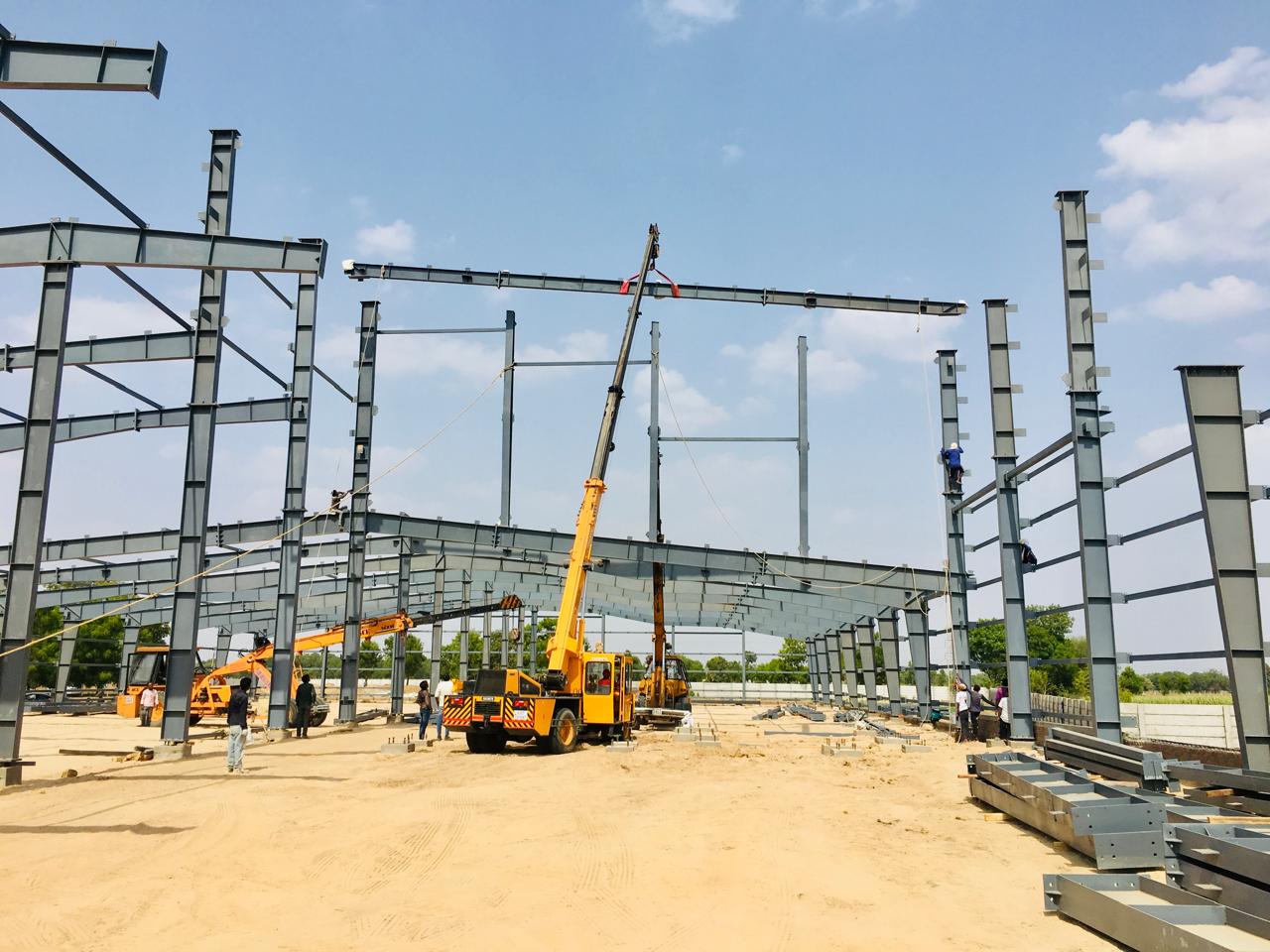 Heavy lifting and assembly.