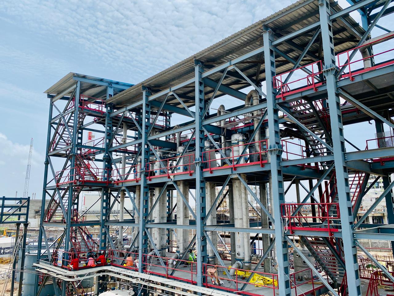 Industrial plant structure.